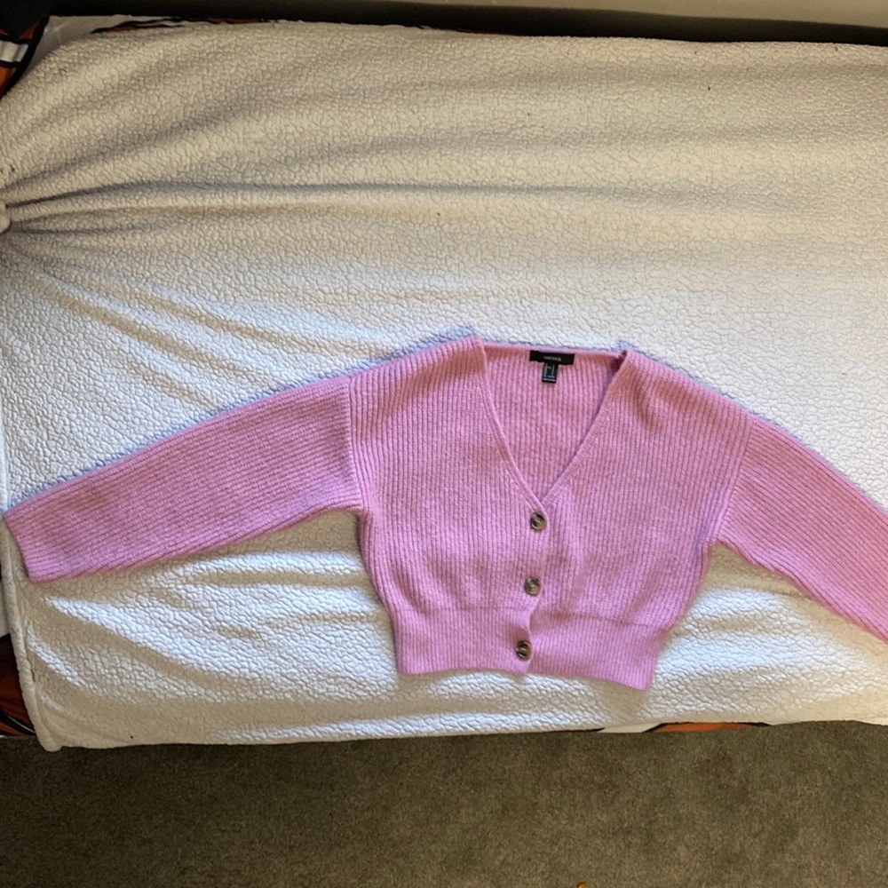 Pink cardigan